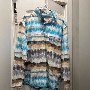 Cozy Fleece Pullover with Moose Logo